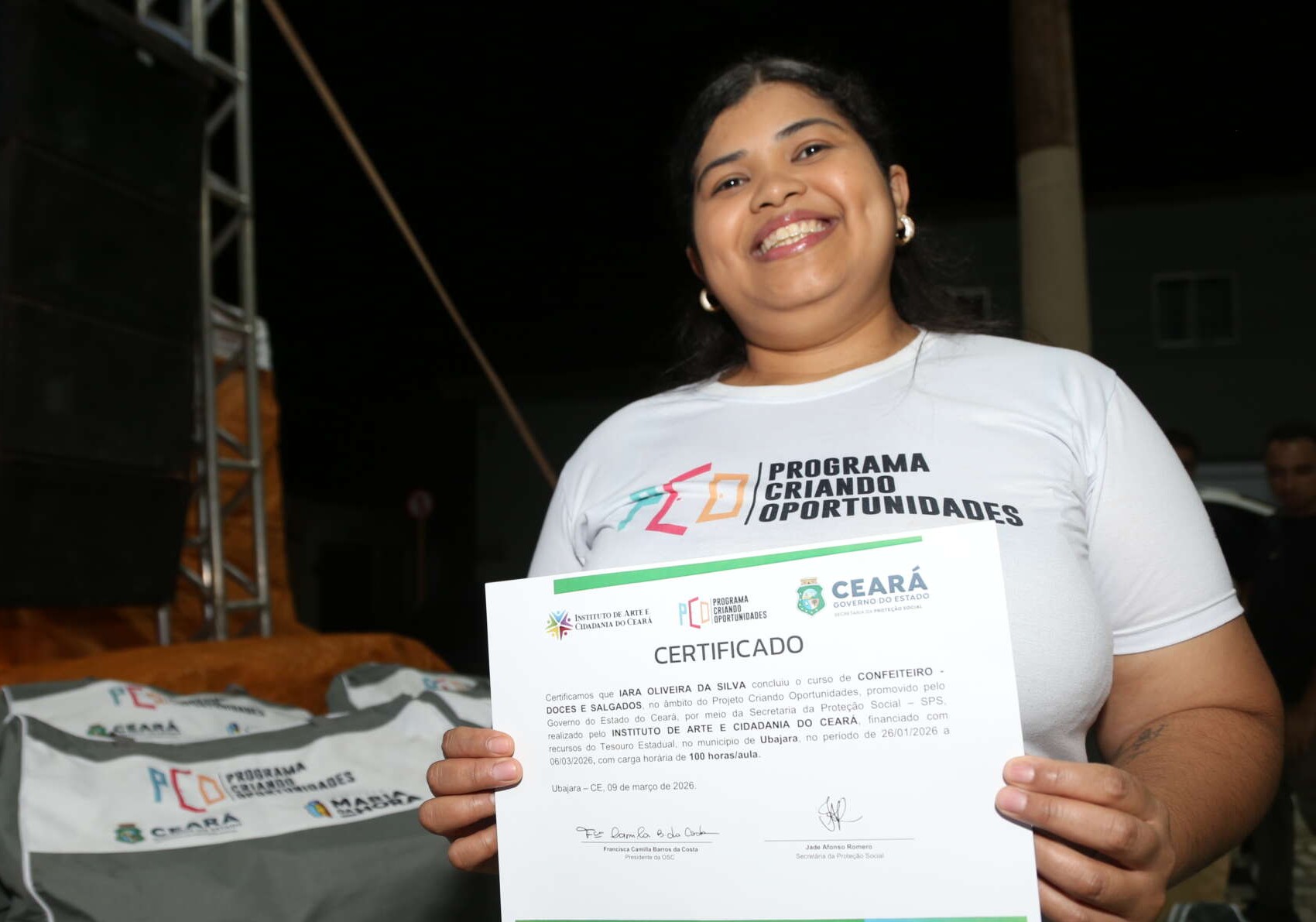 Cursos, certificações e serviços de cidadania marcam ações da SPS em Ubajara